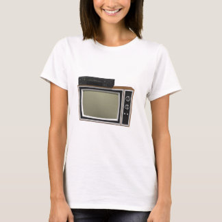 Achtzigerjahre Art Fernsehen und VCR: Modell 3D T-Shirt