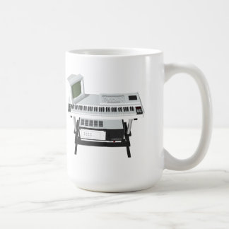 Achtzigerjahre Art-Probenehmer-Tastatur: Modell Kaffeetasse