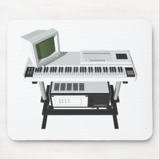 Achtzigerjahre Art-Probenehmer-Tastatur: Modell Mousepad