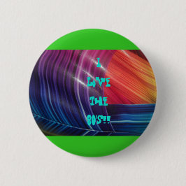 Achtzigerjahre Knopf Button