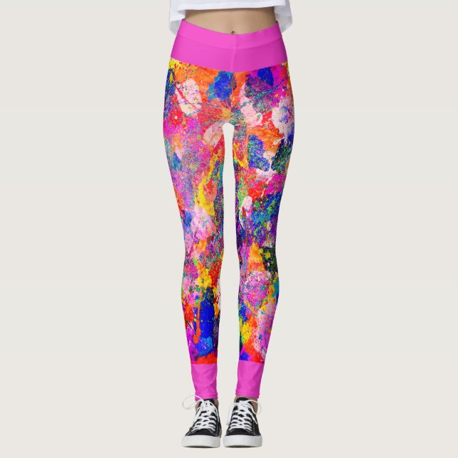 Achtzigerjahre Leggings (Vorderseite)