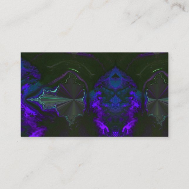 Achtzigerjahre Portalgalaxie-Raum-cooler Visitenkarte (Vorderseite)