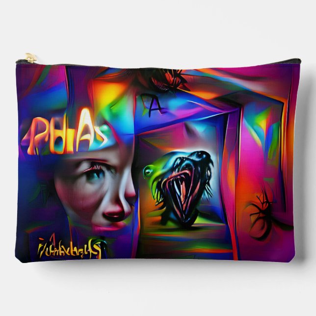 Achulophobie Zubehörtasche (Vorderseite)