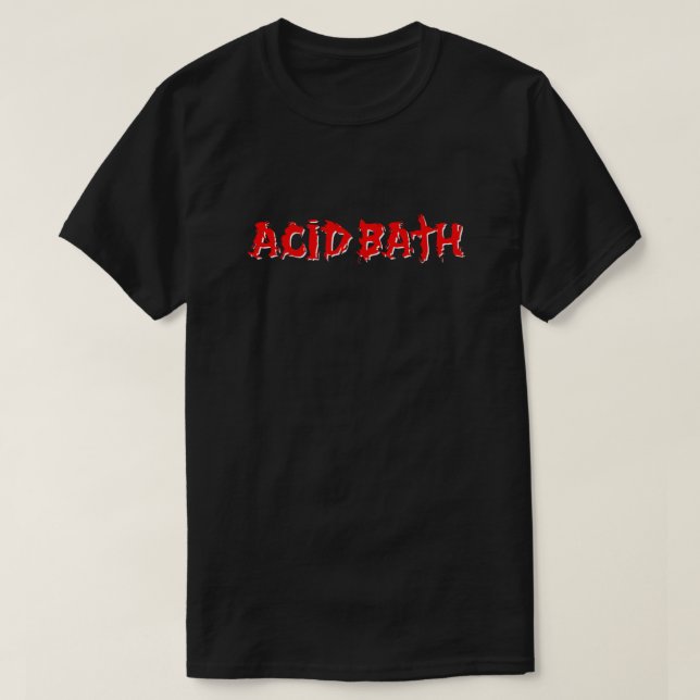 Acid Bath Band Logo Classic T - Shirt.png T-Shirt (Design vorne)