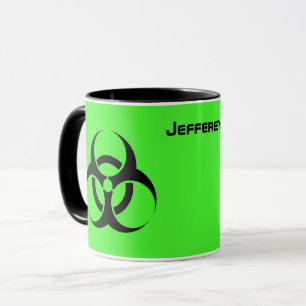 Acid Green Biogefährdung Geschenk Kaffee Cup Tasse