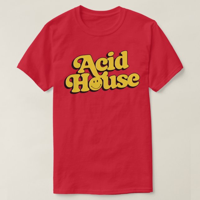 Acid House 80er Music Fan T-Shirt (Design vorne)
