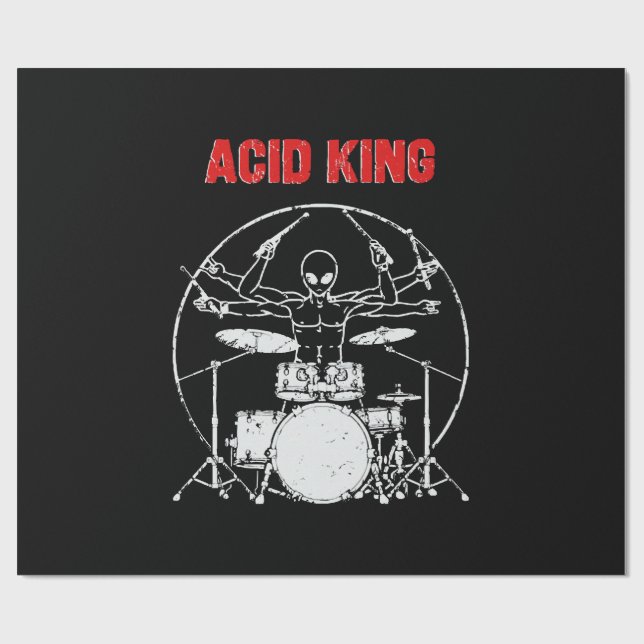 Acid King Geschenkpapier (Flach)