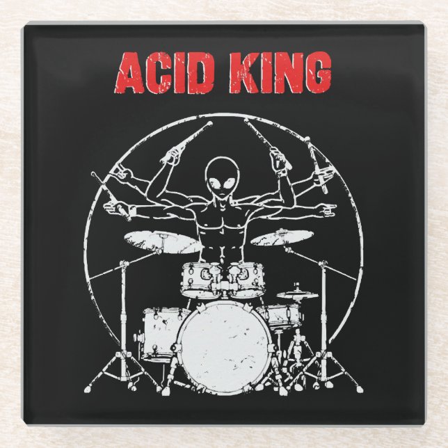 Acid King Glasuntersetzer (Vorderseite)
