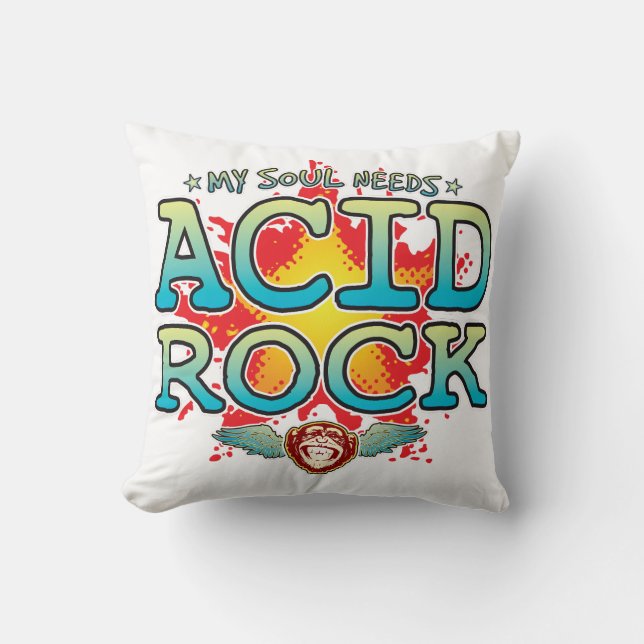 Acid Rock Soul Cushion Kissen (Vorderseite)
