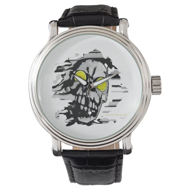 Acid Skull Armbanduhr (Vorderseite)
