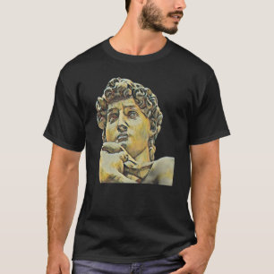 Acient Italy Roman Statue Abstrakt Teacher 40 T-Shirt