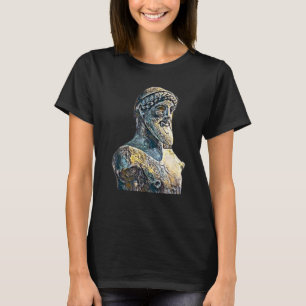Acient Italy Roman Statue Abstrakt Teacher 55 T-Shirt