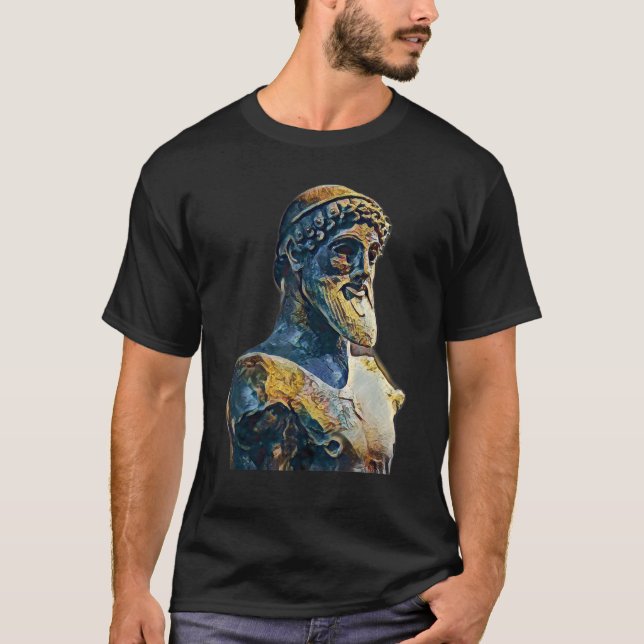 Acient Italy Roman Statue Abstrakt Teacher 65 T-Shirt (Vorderseite)