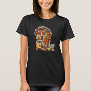 Acient Italy Roman Statue Abstrakt Teacher 68 T-Shirt