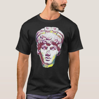 Acient Italy Roman Statue Abstrakt Teacher 84 T-Shirt