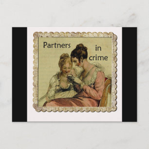 Ackermann Friendship "Partners in Crime" Postkarte