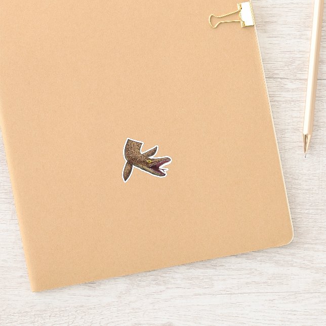 Ackie Monitor Mosasaurus sticker (Notizbuch)