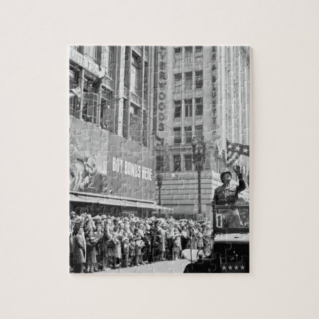 acknowledging_War Bild Generals George S. Patton Puzzle (Vertikal)