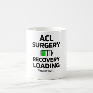 ACL Operation Erholung  ACL Knie Operation Survium Kaffeetasse