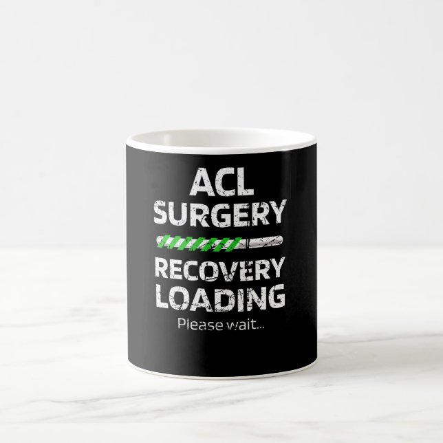 ACL Operation Erholung | ACL Knie Operation Surviv Kaffeetasse (Mittel)