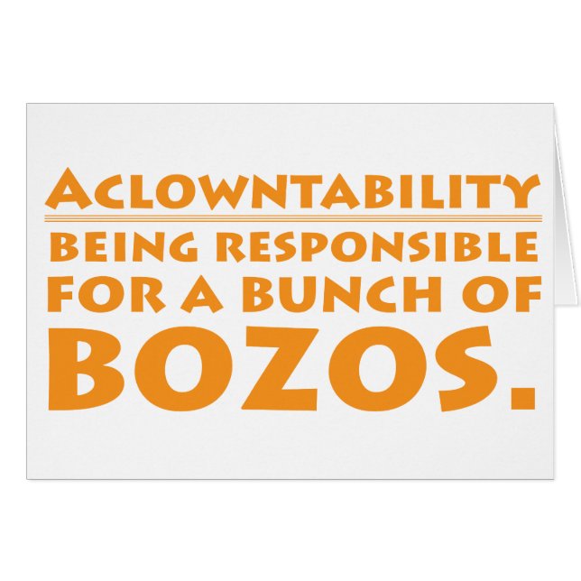 Aclowntability (Vorderseite (Horizontal))