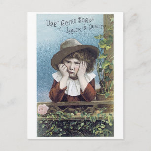 Acme Seife Führend in Qualität Postkarte
