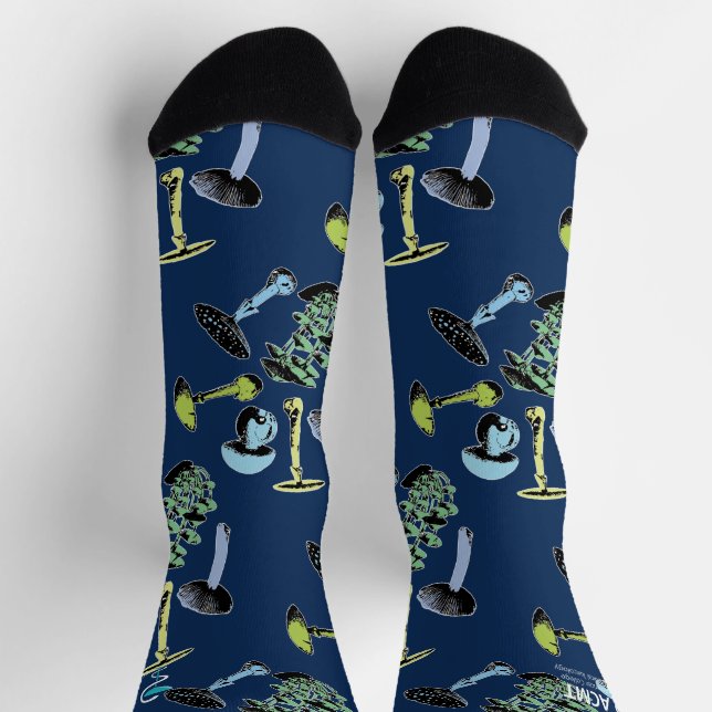 ACMT Fatal Fungi Blue Socks Socken (Oben)
