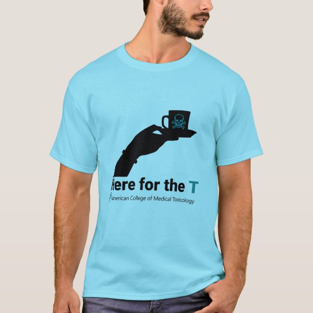 ACMT Hier für das T Black Design T-Shirt (Vorderseite)