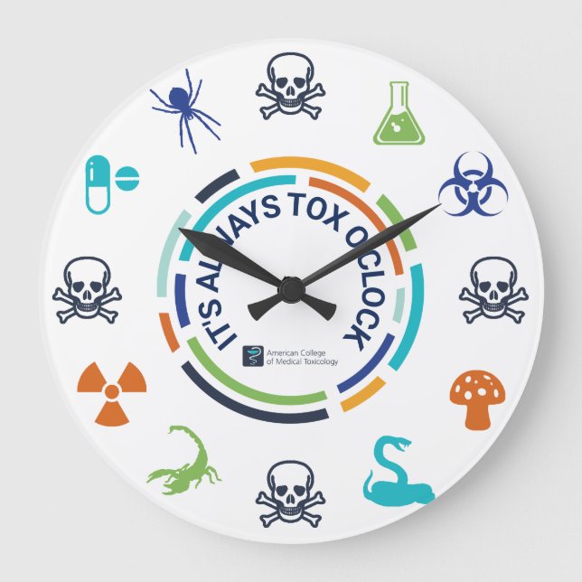 ACMT Tox Clock - Lichtdesign Große Wanduhr (Vorderseite)