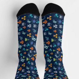 ACMT Tox Socks Farbiges Giftmuster Socken