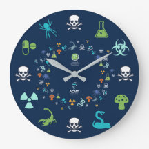 ACMT/ToxIC Tox-Uhr - Dunkles blaues Design 3