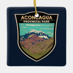 Aconcagua Provincial Park Argentinien Reisen Vinta Keramikornament