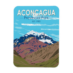 Aconcagua Provincial Park Argentinien Reisen Vinta Magnet