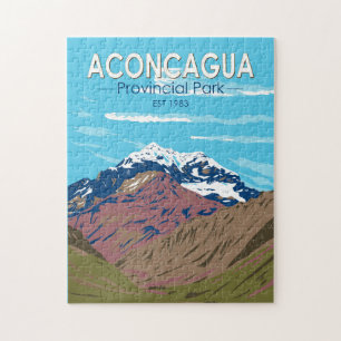 Aconcagua Provincial Park Argentinien Reisen Vinta Puzzle