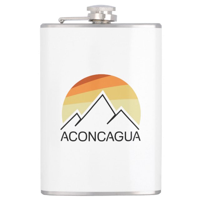 Aconcagua Retro Flachmann (Vorderseite)