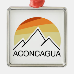 Aconcagua Retro Ornament Aus Metall