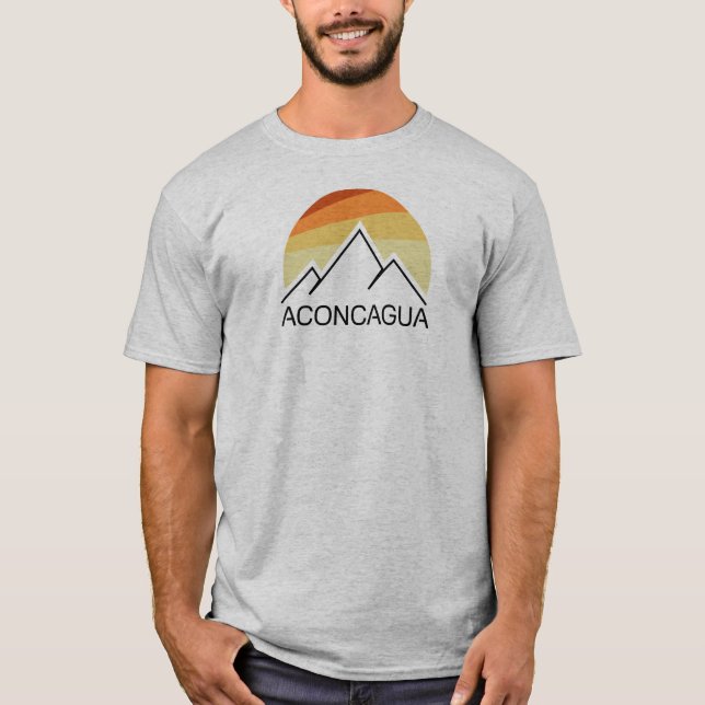 Aconcagua Retro T-Shirt (Vorderseite)