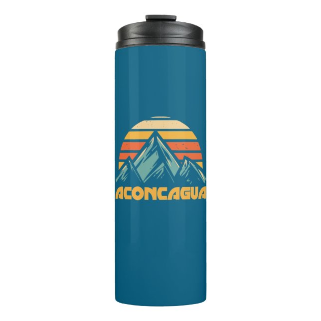 Aconcagua Retro Turquoise Thermosbecher (Vorderseite)