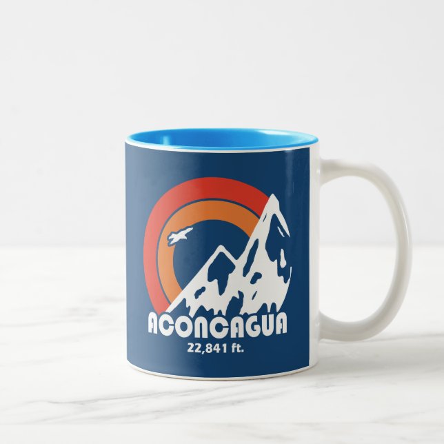 Aconcagua Sun Eagle Zweifarbige Tasse (Rechts)