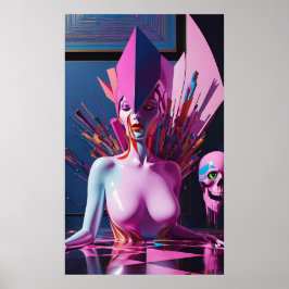 Aconitum Continu - Ken Gage Surreal Art Poster