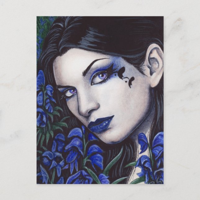 Aconitum Hübsche Gifte Postkarte (Vorderseite)