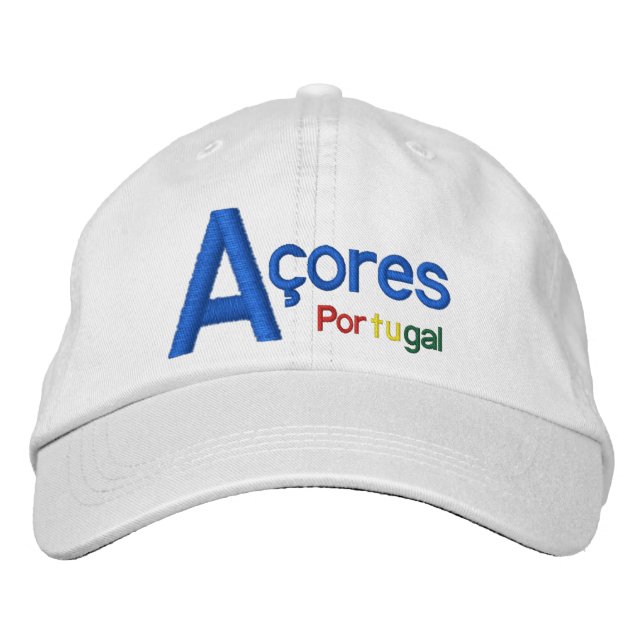 Açores Strike Custom Hat Bestickte Kappe (Vorderseite)