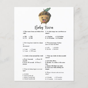 Acorn - Baby Trivia Baby Showspiel