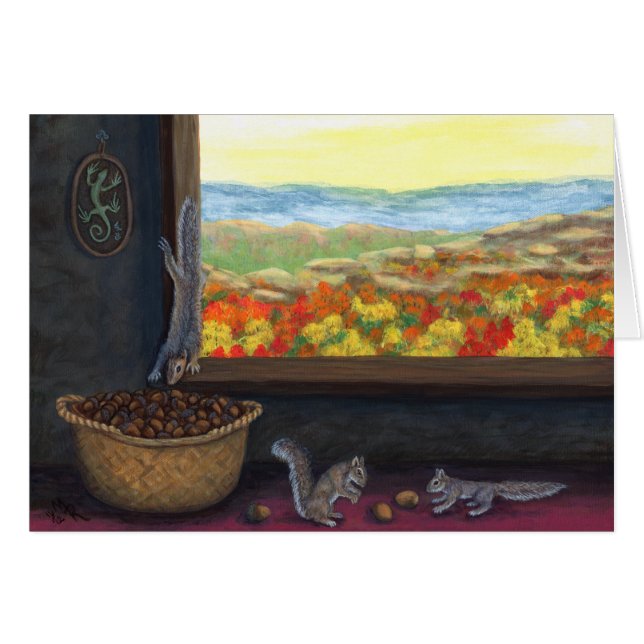 Acorn Dieves Art Card (Vorderseite (Horizontal))