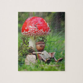Acorn elf las ein Puzzle