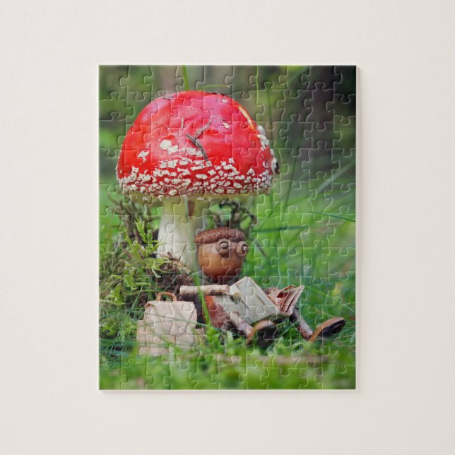 Acorn elf las ein Puzzle (Vertikal)