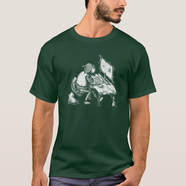 Acorn elf spielen auf Computer-T - Shirt (Vorderseite)