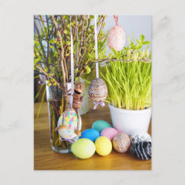 Acorn Elfen mit Ostereiern Ostern Postkarte