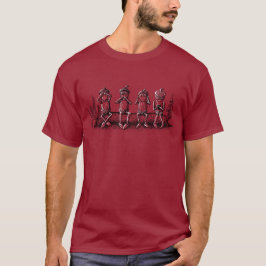 Acorn elves als Parodie der Drei-Wege-Affen T-Shirt