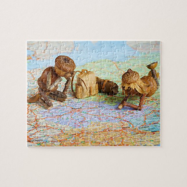 Acorn Elves planen ein Trip-Puzzle Puzzle (Horizontal)